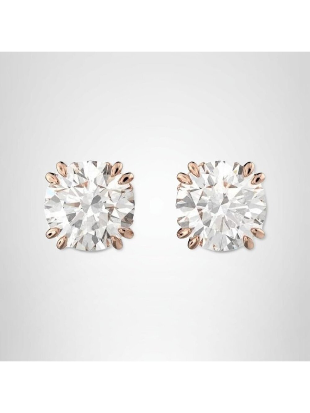 Elegant Crystal Stud Earrings - Dazzling Sparkle, Perfect for Any Occasion